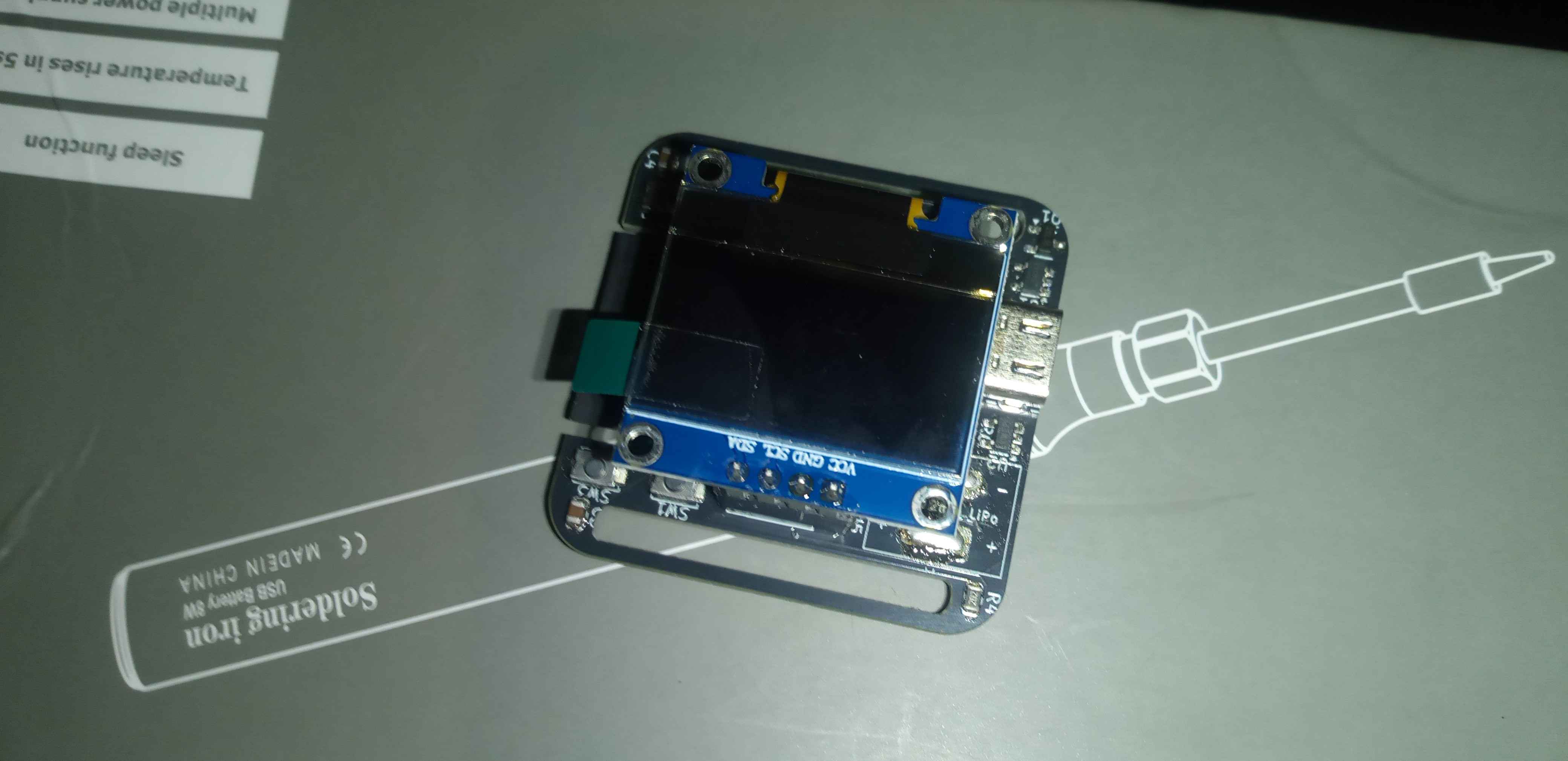 Hand-soldered watch v2b